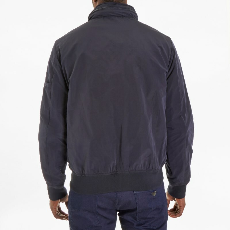 Armani Jeans Bomber Jacket with Zip-Out Hood - 06B05 PDS7 - BLUE