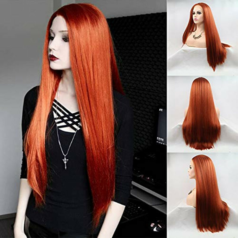 Copper Red Orange Lace Front Wig Sfd31f5017a0043ecb70a72c278ea9  main image 3