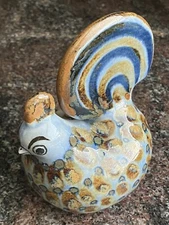 Vintage Tonala Mexican Pottery Handpainted Rooster Ken Edwards Figurine Figure