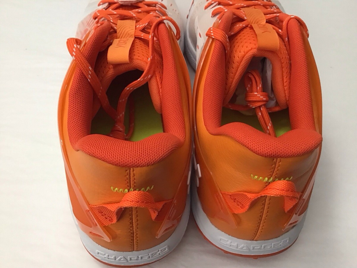 New Under Armour Yard Charged SZ 16 Orange Baseball Turf Shoes 3025593-800 (U2) Under Armor Yard Turf baseball turf shoes - size 9  main image 3