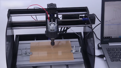 US〗CNC 3018-PRO-MAX cnc router machine Engraving Laser Milling