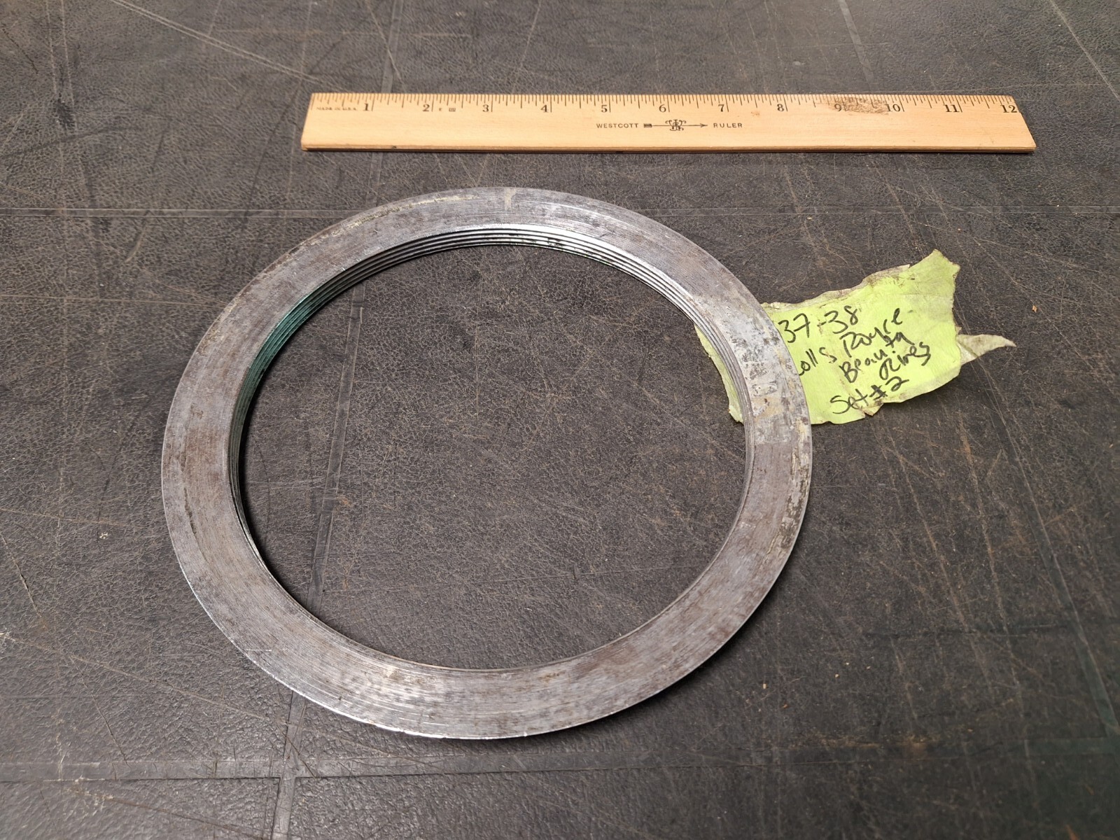  Ace Wheel Disk 7 3/4 Beauty Ring Rolls Royce Bentley Alvis Lagonda 