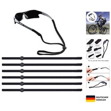 Sport Brillenband Nylon 57cm Rutschfest Verstellbar für Outdoor Aktivitäten