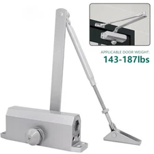 143-187lbs Automatic Commercial Door Closer Spring Hydraulic Auto Door-Closer
