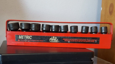 Mac Tools SXUPM106TRA 10-PC 3/8'' Drive Metric Impact Universal Socket Set 6Pt P2