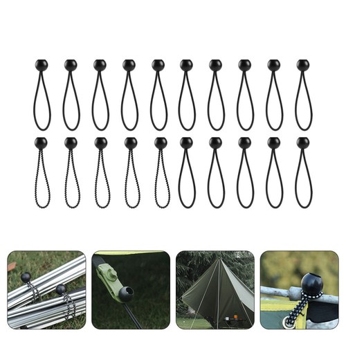 20 Pcs Tent Fixing Rope Guide Ropes for Tents Elastic Luggage Strap | eBay