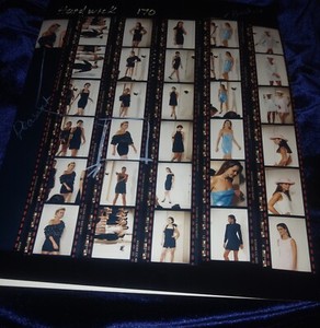 CATHY HARDWICK Fashion Week Show ORIGINAL Contact Sheet Photos MODELS CATWALK 87