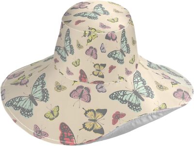 MNSRUU Wide Brim Hats Women Butterfly Sun Hat One Size, 163 