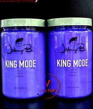 2 PACK Johnny B King Mode Styling Hair Gel 32oz - New Purple Jar UNISEX 