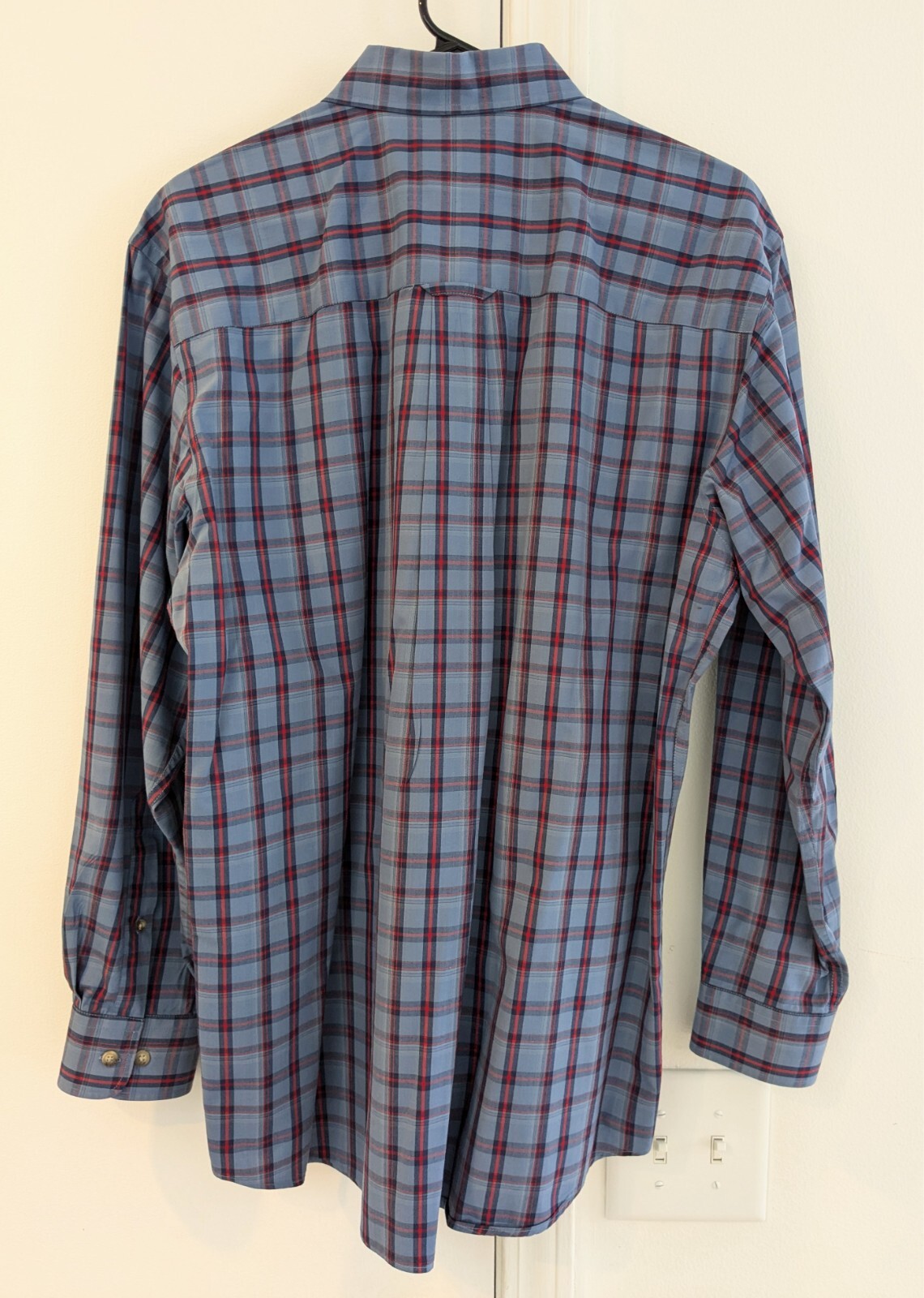 Pendleton Button-Down Shirt in Blue Red Check Pla… - image 8