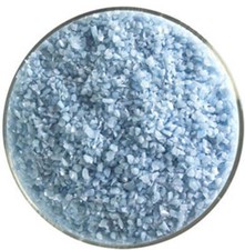 0108 Powder Blue 90 COE MEDIUM Full Jar One Pound Bullseye Frit Glass