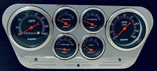 1953 1954 1955 Ford Truck 6 Gauged Dash Panel Cluster Set Billet Insert Pc