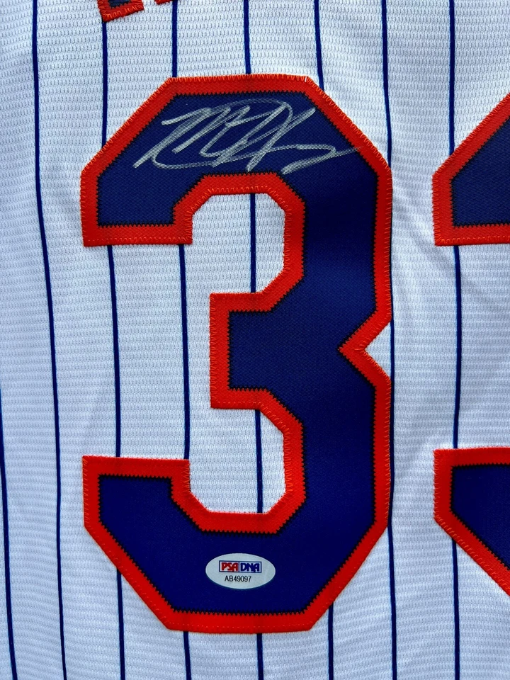 Majestic Jersey Matt Harvey Autografiado Mets de Nueva York (Nuevo con Etiquetas) PSA DNA Foto 3 de 4