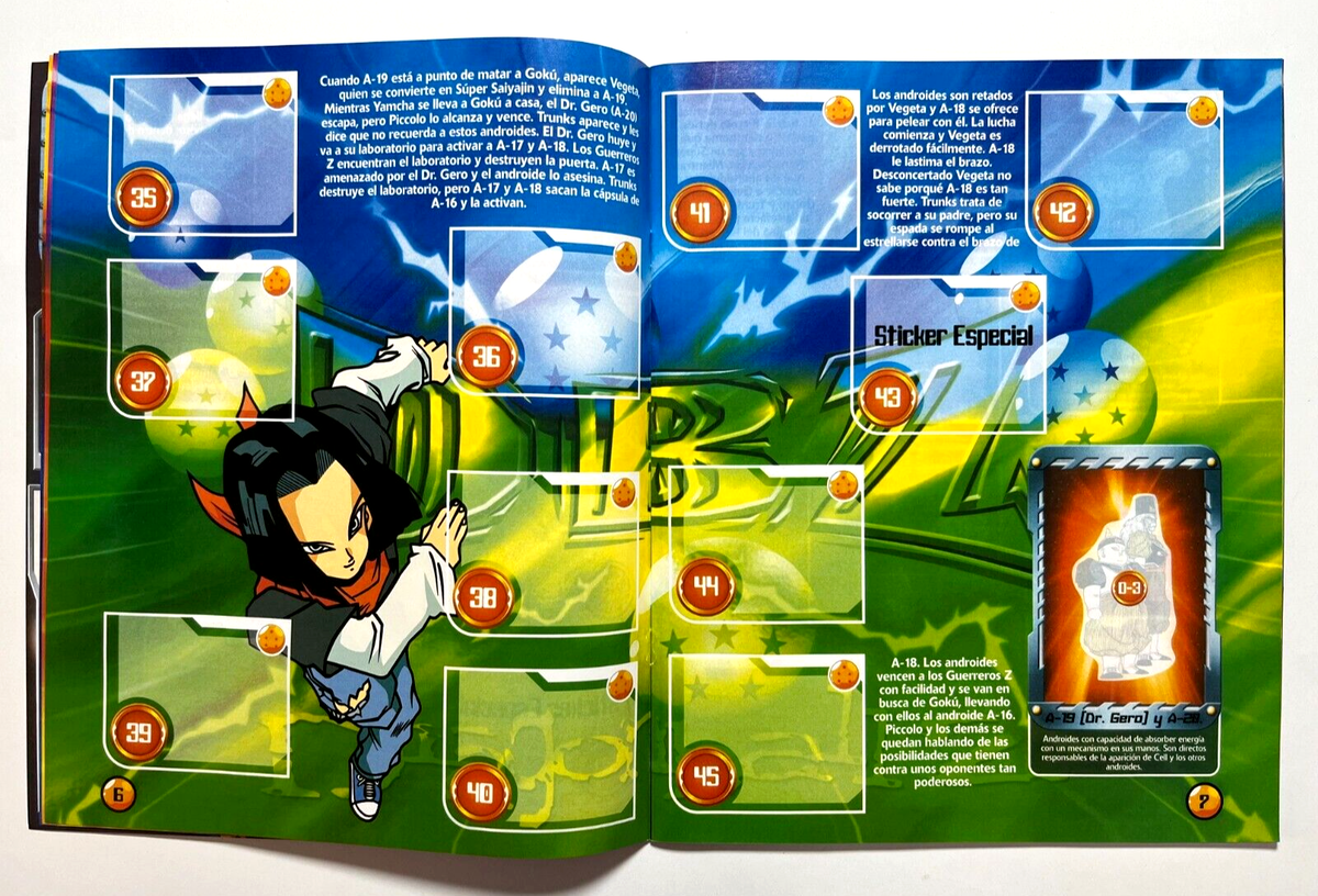 ALBUM DRAGON BALL Z 3 - Sticker Album + Full Set 212/212 ALBUM DRAGON BALL Z 3 - Sticker Album + Full Set 212/212
