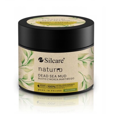5902560549874 Naturro Dead Sea Mud wegańskie błoto z Morza Martwego 150ml Silcar