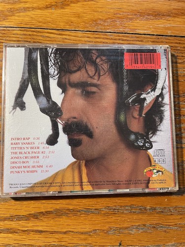 Frank Zappa Baby Snakes, 1988 Barking Pumpkin Records Cd - Picture 2 of 3