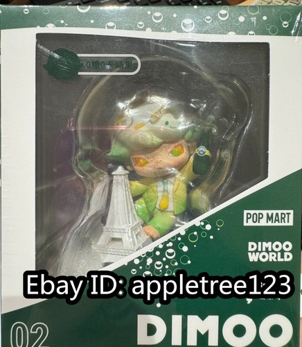 POP MART DIMOO WORLD The Monster DIMOO Perrier Green Limited ABS PVC Figure Toy - Picture 2 of 3