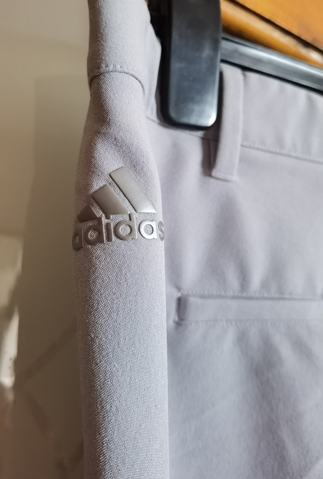 Adidas Climalite Golf Trousers Straight Leg Grey Men's UK W36 L30 RRP £60 image 5