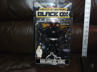BLACK OX WITH LIGHT UP EYES AND DR. FRANKEN MIRACLE ACTION FIGURE MEDICOM  