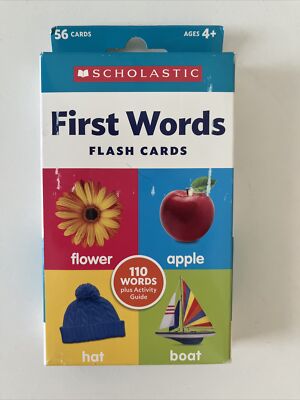 S069 Scholastic - Ersten Wörter - Flash Karten - Gebraucht