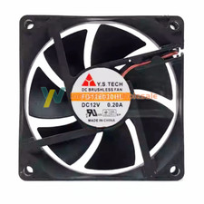 1PC new Y.S. TECH Fan FD128020HL DC 12V 0.20A 8020 80*20MM 3 pin cooling fan