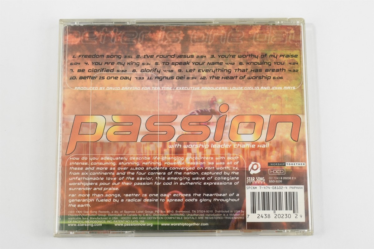 Better Is One Day by Passion (CD, 1999, Live Worship