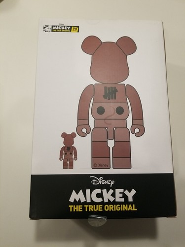 Medicom Bearbrick Disney Mickey Mouse Undefeated Copper 400% + 100% be@rbrick - Picture 4 of 8