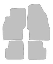 Fußmatten passend für Opel Corsa D Typ S07 (Baujahr 2006 - 2014)