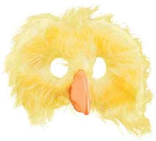 Plush Animal Mask Pig or Chicken Costume Accessory