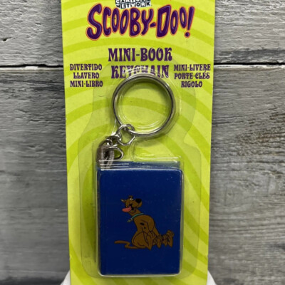 Vtg 1998 Scooby-Doo Mini Book Keychain NIB NOS Warner Brothers Cartoon Network