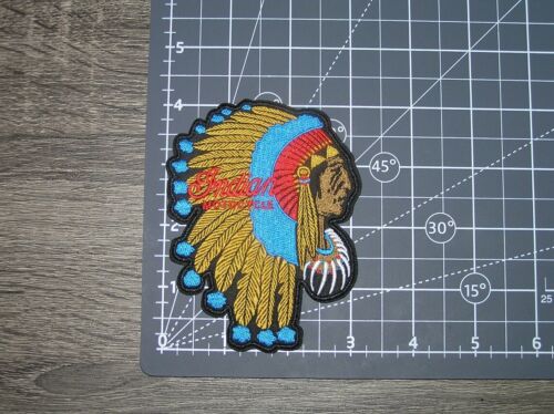 Indian Motorcycle Embroidered Iron On Patch 3" x 4" - Picture 2 of 2