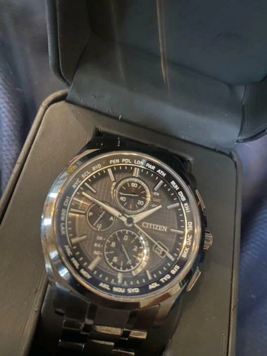 Citizen Attesa AT8044-56E Chronograph Date World Time Eco-Drive