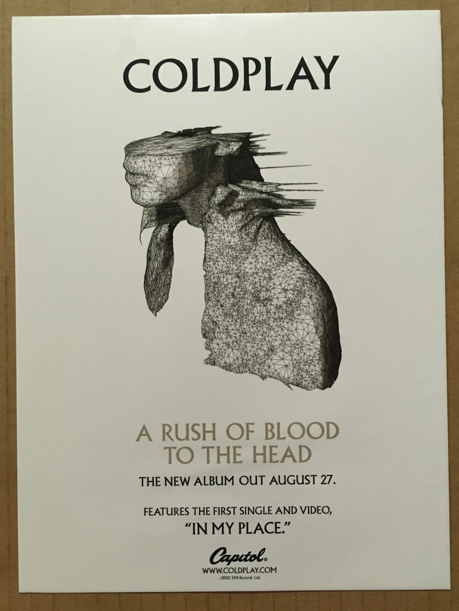 Coldplay 直筆サイン入り色紙 ラジオ記念品 Original Coldplay