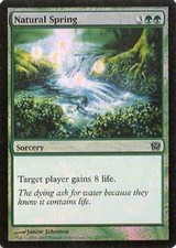 MTG - 9th Edition - Natural Spring - 2X - Foil - NM