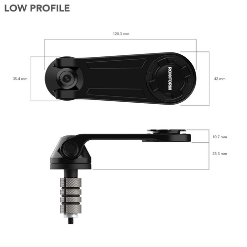 Rokform – Pro Series Motorcycle Stem Phone Mount, Fits Most Sport Bike Cen - Picture 2 of 7
