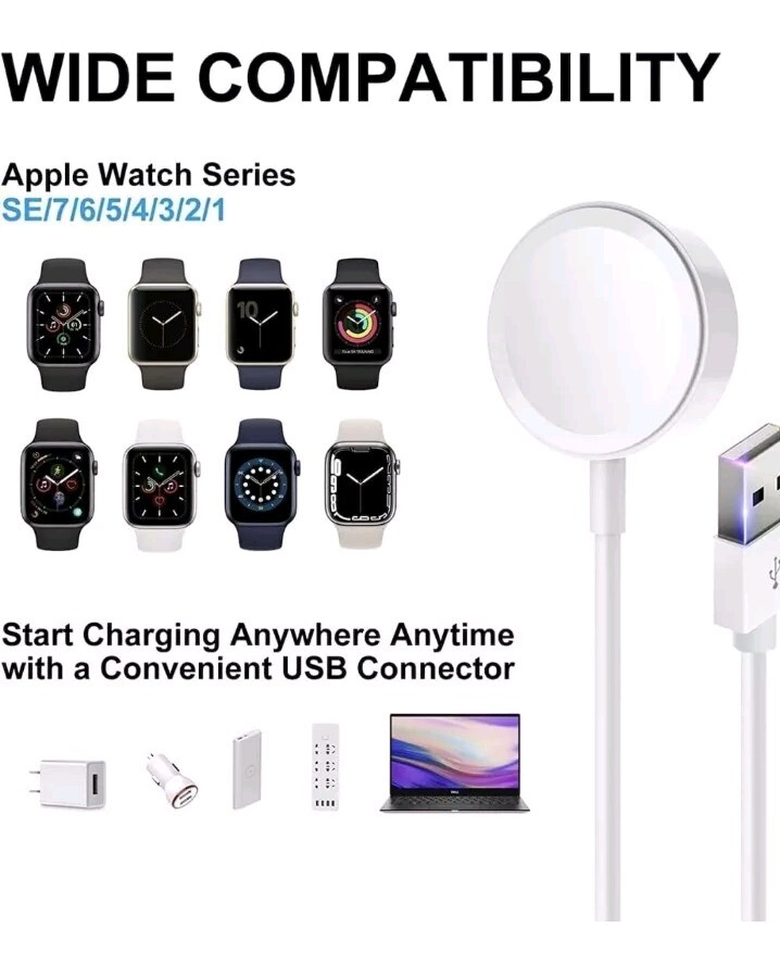 Watch Charger for Apple Watch Series SE USB Charging