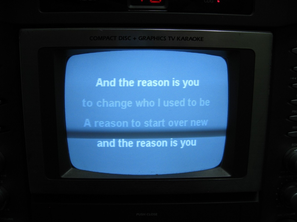 The Karaoke System Premier crt TV Monitor Singing Machine