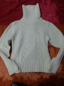 maglione bianco donna