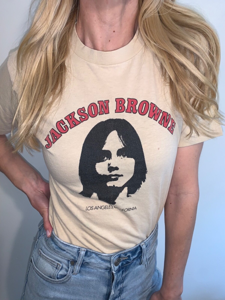 1970s VINTAGE 70s JACKSON BROWNE T-SHIRT MEN SZ S ORIGINAL