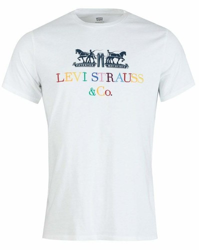 Levis Mens Jeans 2‑Horse Graphic Tee T 