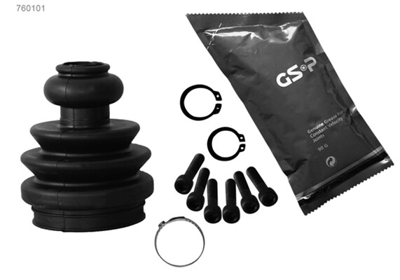 760101 GSP Bellow Set, drive shaft for VW