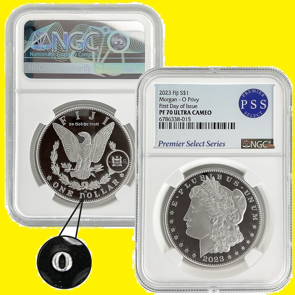 2023 MORGAN & Peace Dollar 6 coins set NGC PF 70 First DAY ISSUE
