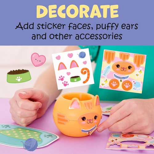 Creativity for Kids Plant-A-Pet: Kitty - Arts and Crafts Toy for Kids, Ages 6-8+ - Picture 6 of 10