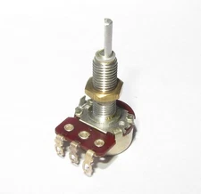 5K OHM Long Bushing Audio Taper Pot, 5000 A5k, Flat Shaft Mini Potentiometer BB