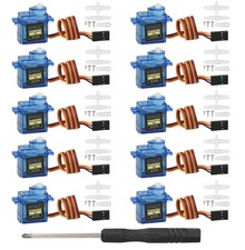 10Pcs SG90 9G Servo Motor Compatible with Arduino Raspberry Pi Robot DIY