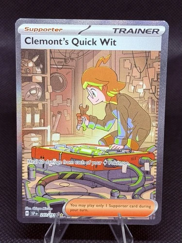 Clemont's Quick Wit 243/191 Sv08: Surging Sparks Holo