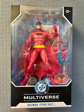NEW MIP 2025 McFARLANE TOYS DC MULTIVERSE  BATMAN  PINK SUIT  RED PLATINUM ED.