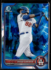 Diego Cartaya - 2022 Bowman Sapphire Card BCP-103 Los Angeles Dodgers