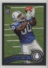 2011 Topps Black 19/55 Delone Carter #108 7p8