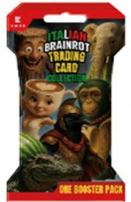 Italian Brainrot Collection Trading Card Pack [RANDOM Cover Design on Pack]